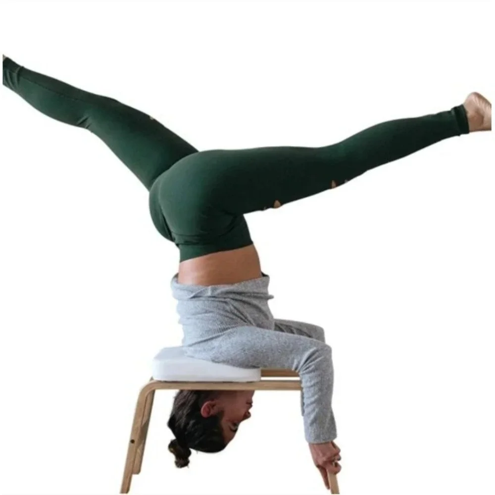 Yoga & Fitness Yoga Headstand Bench Inversion Trainer, Strength Poses